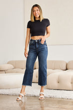 Load image into Gallery viewer, RFM Full Size Tummy Control High Waist Raw Hem Jeans
