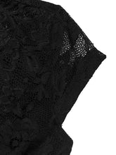 Load image into Gallery viewer, Perfee Lace V-Neck Cap Sleeve Bodysuit
