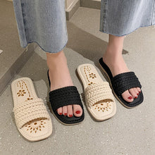 Load image into Gallery viewer, Open Toe Flat Sandals
