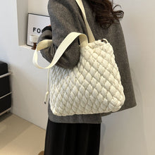 Load image into Gallery viewer, Drawstring Bubble Texture Tote Bag
