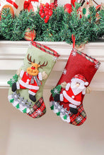 Load image into Gallery viewer, 4-Pack Plaid Christmas Stockings
