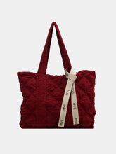 Load image into Gallery viewer, Quilted Nylon Large Tote Bag

