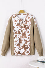 Load image into Gallery viewer, Printed Dropped Shoulder Long Sleeve Blouse
