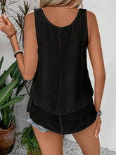 Load image into Gallery viewer, Layered Scoop Neck Wide Strap Tank
