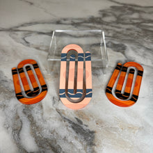 Load image into Gallery viewer, Jumbo Paperclip - Orange Crayon
