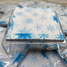 Load image into Gallery viewer, The Sticky Note Collection - Light Blue Snowflakes

