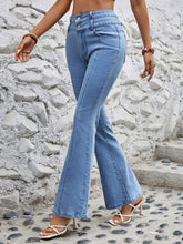 Load image into Gallery viewer, High Waist Flare Jeans with Pockets
