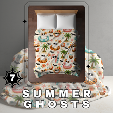 Load image into Gallery viewer, Blanket Halloween #7 - Summer Ghosts - PREORDER ends 7/25
