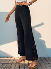 Load image into Gallery viewer, Lace Detail Wide Leg Pants
