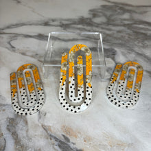 Load image into Gallery viewer, Jumbo Paperclip - Floral Polka Dot

