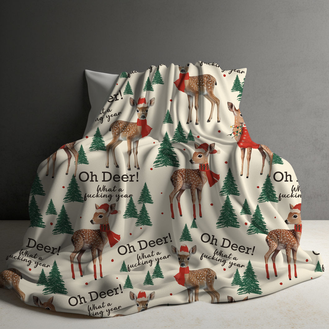 Blanket - Christmas - Oh Deer - PREORDER ENDS 10/10