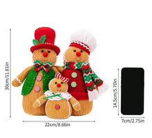 Load image into Gallery viewer, Gingerbread Family - Holiday Christmas - PREORDER 10/3-10/6
