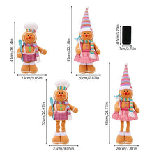 Load image into Gallery viewer, Telescopic Standing Christmas Decor - Gingerbread - PREORDER 10/3-10/6
