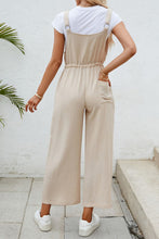 Load image into Gallery viewer, Drawstring Wide Strap Jumpsuit with Pockets
