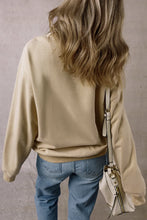 Load image into Gallery viewer, Graphic Round Neck Long Sleeve Sweatshirt

