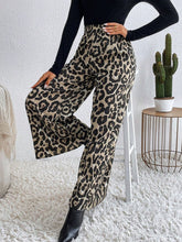 Load image into Gallery viewer, Printed Elastic Waist Wide Leg Pants
