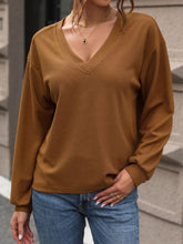 Load image into Gallery viewer, V-Neck Long Sleeve Top
