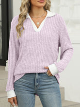 Load image into Gallery viewer, Johnny Collar Long Sleeve T-Shirt
