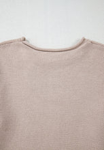 Load image into Gallery viewer, Color Block Round Neck Long Sleeve  Sweater
