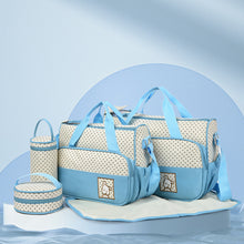 Load image into Gallery viewer, Oxford Cloth Contrast 4 Piece Bag Set
