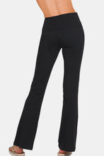 Load image into Gallery viewer, Zenana Full Size High Waist Wide Waistband Bootcut Active Pants
