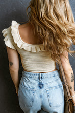 Load image into Gallery viewer, Ruffled Scoop Neck Knit Top
