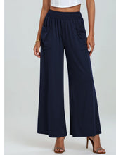 Load image into Gallery viewer, Pocketed Elastic Waist Wide Leg Pants
