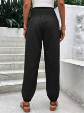 Load image into Gallery viewer, Smocked High Rise Joggers with Pockets
