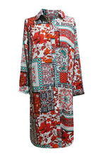 Load image into Gallery viewer, Printed Button Up Long Sleeve Cardigan
