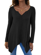 Load image into Gallery viewer, Full Size V-Neck Long Sleeve T-Shirt
