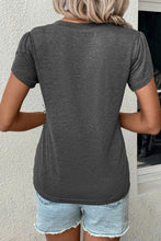 Load image into Gallery viewer, V-Neck Petal Sleeve T-Shirt
