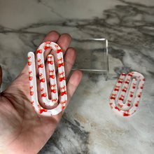 Load image into Gallery viewer, Jumbo Paperclip - Bow + Cherry
