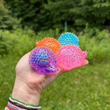Load image into Gallery viewer, Squishy Toy - Glitter Hedgehog - PREORDER
