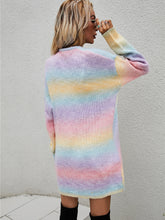 Load image into Gallery viewer, Angel Wings Full Size Pocketed Open Front Gradient Cardigan
