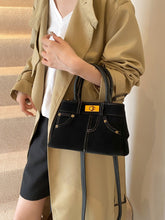 Load image into Gallery viewer, Suede Adjustable Strap Double-Use Handbag
