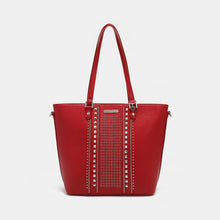 Load image into Gallery viewer, Nicole Lee USA Studded Decor Tote Bag
