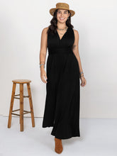 Load image into Gallery viewer, Plus Size V-Neck Wide Leg Jumpsuit
