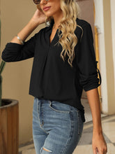 Load image into Gallery viewer, Johnny Collar Long Sleeve T-Shirt
