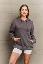 Load image into Gallery viewer, Full Size Long Sleeve Dropped Shoulder Hoodie
