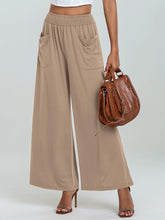 Load image into Gallery viewer, Pocketed Elastic Waist Wide Leg Pants
