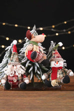 Load image into Gallery viewer, 3-Pack Plush Christmas Figure Ornaments
