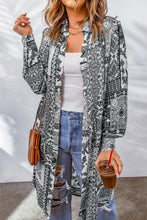 Load image into Gallery viewer, Printed Button Up Long Sleeve Cardigan
