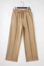 Load image into Gallery viewer, Drawstring Wide Leg Pants with Pockets
