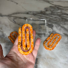 Load image into Gallery viewer, Jumbo Paperclip - Honeycomb
