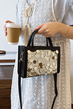 Load image into Gallery viewer, PU Leather Sequin Handbag
