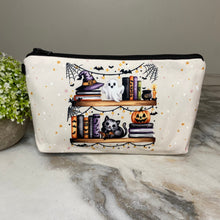 Load image into Gallery viewer, Pouch - Halloween - Spooky Book Shelf
