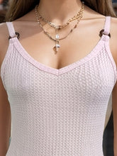 Load image into Gallery viewer, Full Size Textured Scoop Neck Cami
