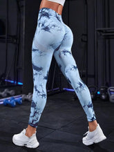 Load image into Gallery viewer, Tie-Dye High Waist Active Leggings
