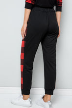 Load image into Gallery viewer, Celeste Design Full Size Plaid Side Print Sweatpants
