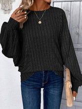 Load image into Gallery viewer, Plus Size Round Neck Batwing Sleeve T-Shirt
